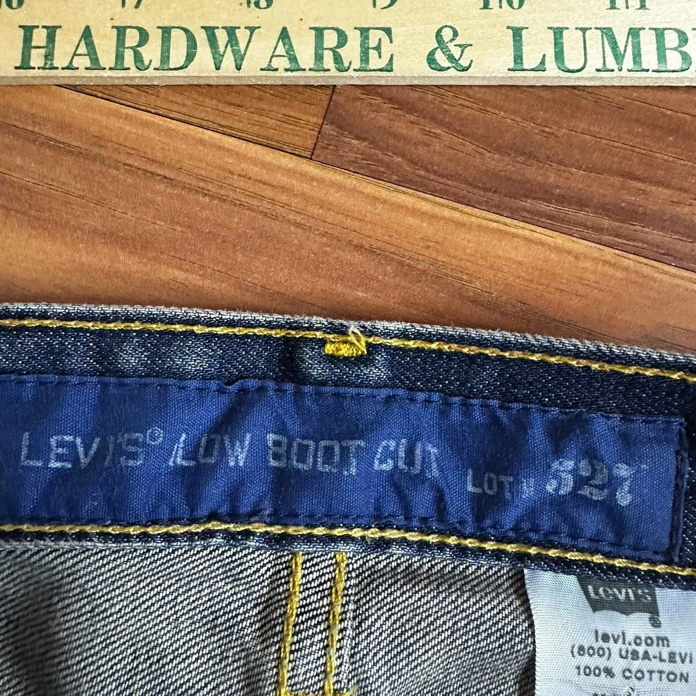 Vintage Y2K Levis 527 Bootcut Jeans Mens 32x32* Blue Denim Grunge Cowboy Western